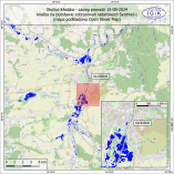 Okolice Kłodzka - zasięg powodzi 15.09.2024 (@Instytut Geodezji i Kartografii)